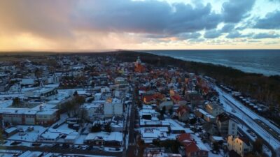 Półwysep zimą — Ujęcia z drona | Michał Antczak, operator filmowy Gdańsk